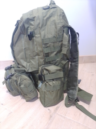 Тактичний військовий рюкзак 50 літрів Зелений фото від покупців 1