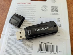 Флеш пам'ять USB Transcend JetFlash 350 4GB USB 2.0 Black (TS4GJF350) фото від покупців 10