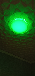 Люстра светодиодная потолочная LUMINARIA PLUTON 40W R390 SHINY 220V IP20, LED светильник с пультом ДУ фото от покупателей 3