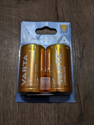 Батарейка алкалиновая VARTA Longlife D/LR20 (2шт)