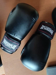 Боксерські рукавички тренувальні PowerPlay 3004 чорні 12 унцій фото от покупателей 15