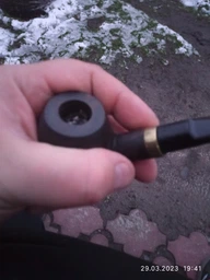 Трубка классическая яблоко с кольцом B1R под фильтр 9 мм чаша 18 мм на 32 мм (030)