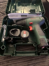 Шуруповерт Bosch EasyDrill 1200, 12В, 2х1.5Ач, ЗП, набір свердл і біт, кейс (0.603.9D3.007) фото від покупців 8