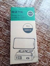 Сетевой фильтр-удлинитель RZTK Power Strip 2+2 USB-A+USB-C White (PS-2AC/W) 1.5 м фото от покупателей 13