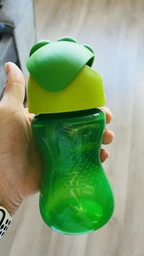 Чашка с трубочкой Philips AVENT 300 мл 12 мес+ Розовая (SCF798/02) фото от покупателей 1