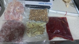 Пакети для вакууматора рифлені 20х25 см Пакети для вакуумного пакування гофровані 10 шт