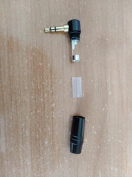 Разъем Roxtone RMJ3RPP-BG Jack 3,5 (stereo) угловой
