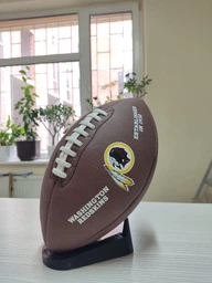 Мяч для американского футбола Wilson NFL LICENSED BALL SS20 размер 9 композитная кожа (WTF1748XBWS) фото от покупателей 2