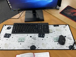 Ігрова поверхня WorkPlaceShop PN КОТИ КОСМОНАВТИ 300х500 мм фото від покупців 2