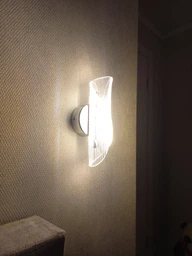 Настенный светильник LUMINARIA LUMIERA 10W I-ON/OFF CHROME/CLEAR 220V IP20 фото от покупателей 3