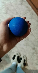 Массажный мячик EasyFit TPR 6,5 см оранжевый (мяч для МФР и йоги, мячик-массажер для спины, ног, рук, шеи) фото от покупателей 7