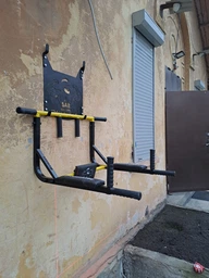 Турнік бруси на стіну Workout з рамкою SAB 5 в 1 (4в1) з адаптивною спинкою для преса Розбірний домашній настінний спортивний тренажер (WO) фото від покупців 5
