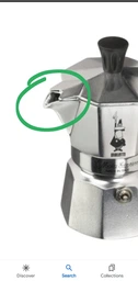Італійська гейзерна кавоварка Bialetti Moka Express 270 мл на 6 чашок (990001163)