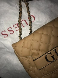Сумка жіноча Guess Illy Convertible 79703 Пудрова (H2000029656828) фото від покупців 5