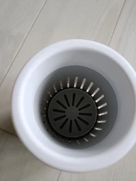 Ершик силиконовый для унитаза настенный MVM ВР-12 белый с черным фото от покупателей 1