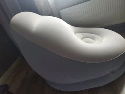 Кресло надувное Bestway Inflate-A-Chair 122x94x81 см с пуфиком 54x54x26 Orange (75053_orange) фото от покупателей 1