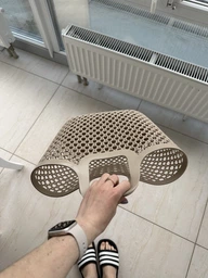 Кошик для зберігання універсальний MBM HOME FH-08 LIGHT BROWN пластиковий світло-коричневий фото від покупців 1