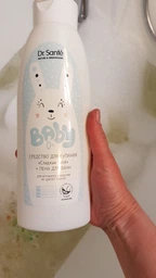 Средство для купания + пена для ванн Dr.Sante Baby 500 мл (4823015932359)