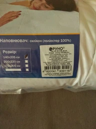 Ковдра Руно літня полуторна 140х205 антиалергенне волокно бязь Fly (321.02СЛК_Fly) фото від покупців 1