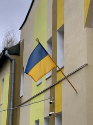 Металлическая навершая на флаг в форме стального Трезуба, верхушка стальная на флагшток цвет платина, размер 15х7.5 см фото от покупателей 1