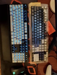 Набор кейкапов Hator First Ukrainian PBT keycaps UKR/ENG/rU White (HTS-136)
