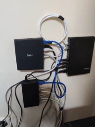Mini UPS 18W, Powerbank на 10400Mah, виходи USB, DC 5V, 9V, 12V, POE. ІБП для Роутерів Черный