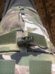 Зимові військові тактичні штани мультикам камуфляж із регульованими наколінниками SPARTAN 48