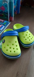 Крокси Crocs Kids Crocband Clog Tennis Ball Green J1-32.5-20.5 см 204537 фото від покупців 4