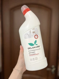 Засіб для чищення унітазу DeLaMark з ароматом вишні 1 л (4820152330758) фото від покупців 1