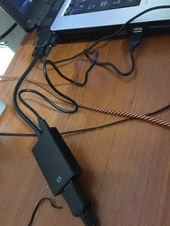 Конвертер адаптер з VGA на HDMI + аудіо 3.5мм 1080 VGA2HDMI перехідник монітор (555277415) Чорний