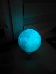 Нічник настільний LED RGB 3D Galaxy 12 см з пультом та акумулятором фото від покупців 15
