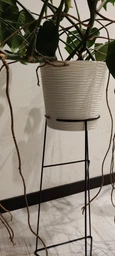 Комплект металлических подставок для цветов и вазонов Adore Décor "Скандинавские", черный фото от покупателей 2