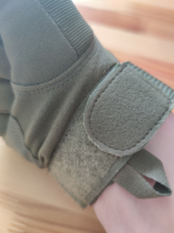 Тактичні рукавички Combat Touch Touchscreen військові Хакі M фото від покупців 3