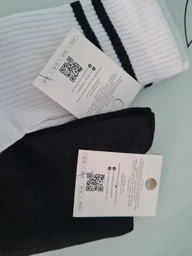 Набір чоловічих шкарпеток високих бавовняних Лео Теніс Sport Cotton 44-46 2 пари Білий/Чорний (ROZ6400172935) фото від покупців 1