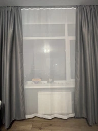 Тюль вуаль Jolie maison Шифон 900х280см Белый