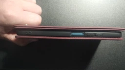 Чохол-книжка CaseMe із нубуку для Xiaomi Redmi Note 11S 5G Бордовий фото від покупців 3