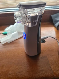 Ингалятор для детей и взрослых ультразвуковой Nebulizer портативный бесшумный мини Небулайзер насадка и батарейки PAVLYSH I9