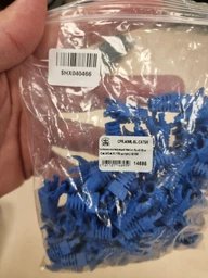 Ковпачок ізолювальний RJ-45 Cat.5/Cat.6 100 шт Blue (CPRJ45ML-BL-CAT5/6)