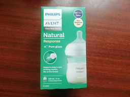 Скляна пляшечка для годування Philips AVENT Natural Природний потік 120 мл (SCY930/01) фото від покупців 2