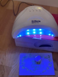 Лампа для маникюра Nail Lamp SUN One для покрытия ногтей гель лаком, гелем 48W UV/LED White фото от покупателей 16