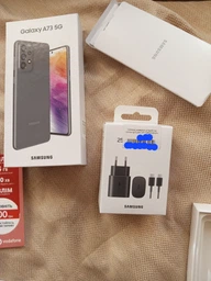 Мобильный телефон Samsung Galaxy A73 5G 8/256Gb Gray (SM-A736BZAHSEK) фото от покупателей 3