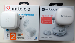 Наушники Motorola MOTO BUDS 105 White TWS (BUDS105-W) фото от покупателей 4