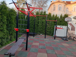 Вуличний спортивний комплекс TurnichOk SW-03 Графітовий фото від покупців 4