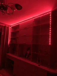 Самоклеюча світлодіодна rgb led стрічка з пультом і блоком живлення для підсвічування Grant 2835