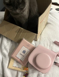 Комплект Аксесуарів Instax MINI 11/12 чохол + альбом для Камери Моментальної Друк Fujifilm Instax Mini 12 / Instax Mini 11: чохол, фотоальбом Lilac Purple фото від покупців 9