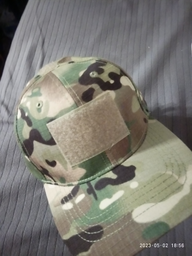 Тактическая военная бейсболка BexShop кепка с липучкой под шеврон камуфляжная бейсболка Мультикам фото от покупателей 2