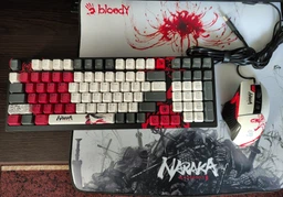 Клавіатура A4Tech Bloody S98 /з підсвічуванням/червоні перемикачі/Чорний/Красий/Білий УКР 257787 фото від покупців 3