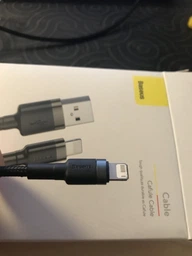 Кабель Baseus Cafule Cable Lightning – USB 1.0 м 2 A Red/Black (CALKLF-B19) фото от покупателей 13