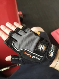 Рукавички для фітнесу та важкої атлетики Power System Man's Power PS-2580 чорно-сірий S фото від покупців 8
