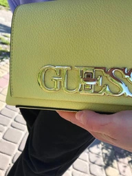 Сумка жіноча Guess Uptown Chic Mini 563 Жовта (H2000029597893) фото від покупців 5